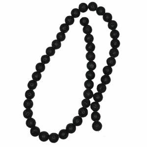 Lava beads on a strand
